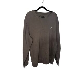 SPARK Mens XXL Heavy Weight Crewneck‎ Sweatshirt Organic Cotton Slate